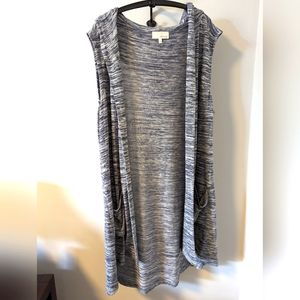 NWOT - Cardigan Sweater with Hood, Pockets - 40" overall length- XL